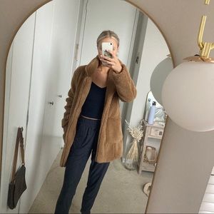 Brown Fur Teddy Coat | Size small